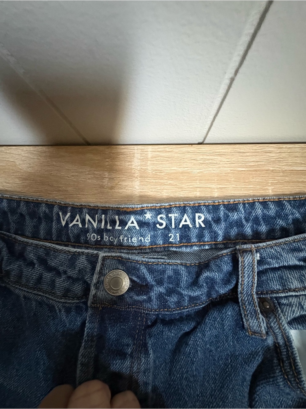 Vanilla Star Dark Blue High-Rise Jeans